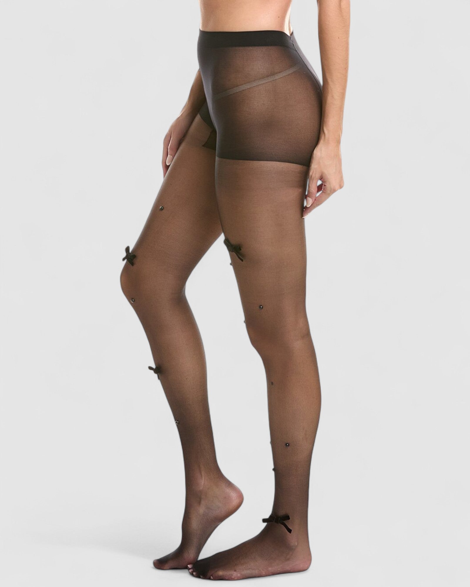 Velvet Bow Pearl Tight