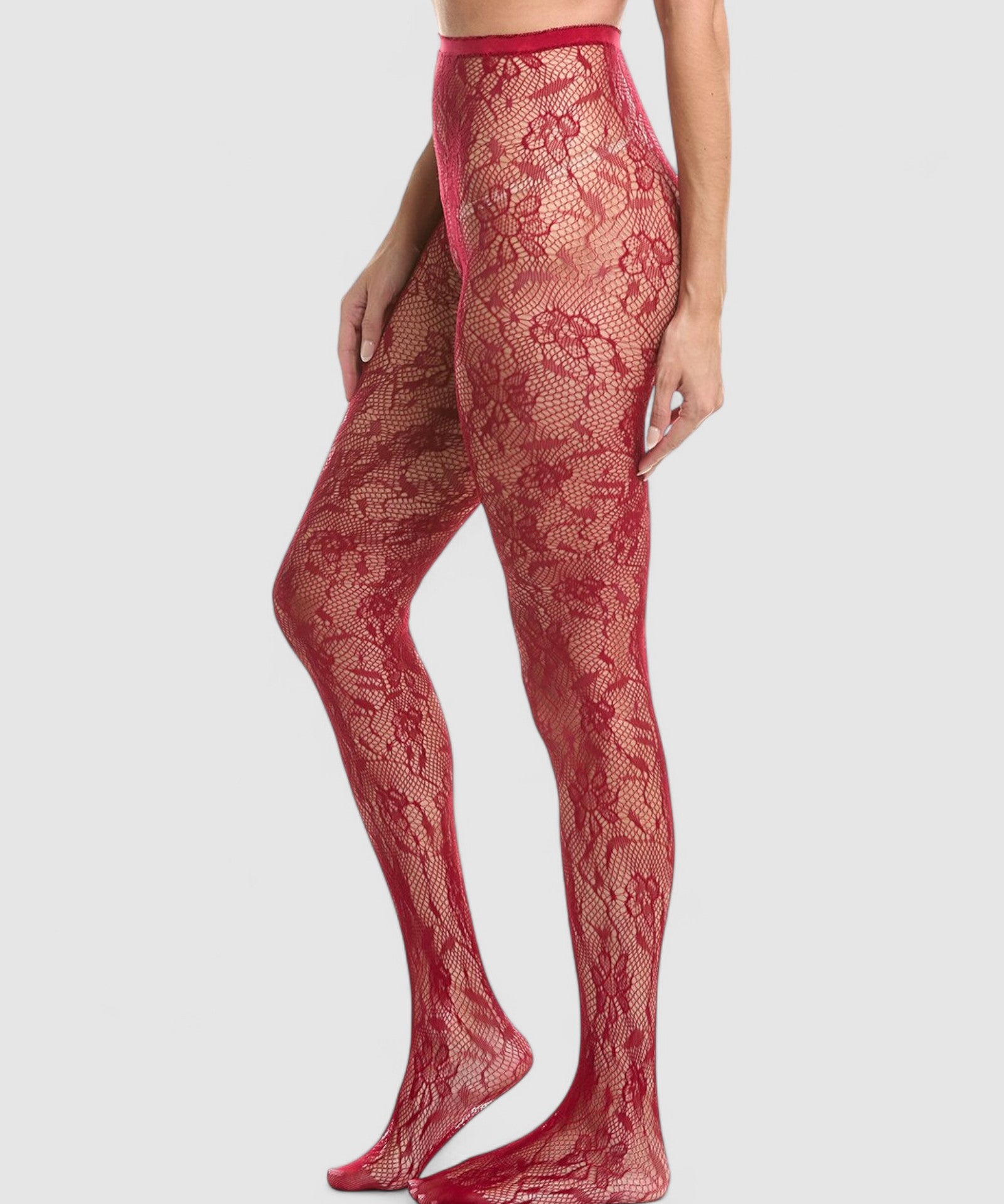 Venise Lace Fishnet Tights