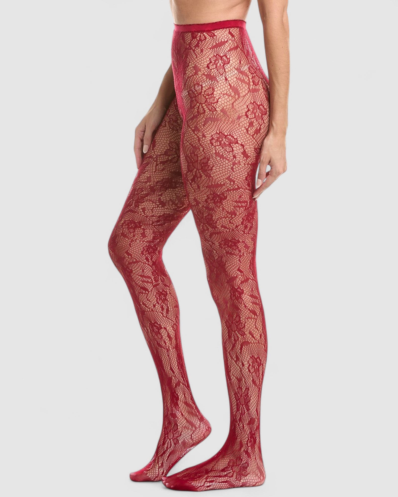 Venise Lace Fishnet Tights