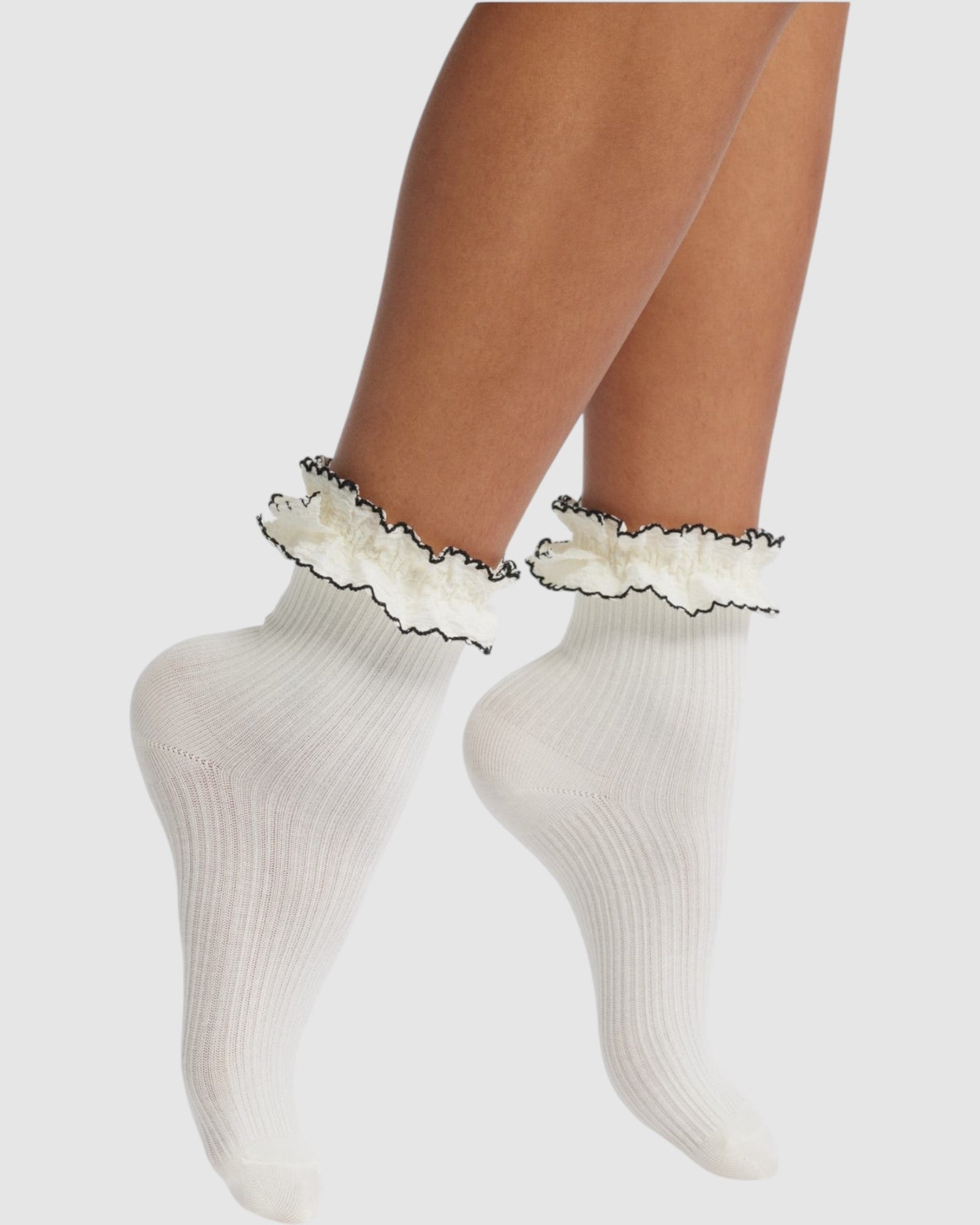 Sheer Frilly Socks
