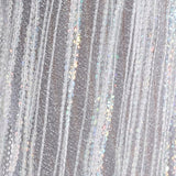 Stevie Metallic Lurex Socks With Glitter Fringe