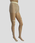 Satin Bow Lace Up  Tights