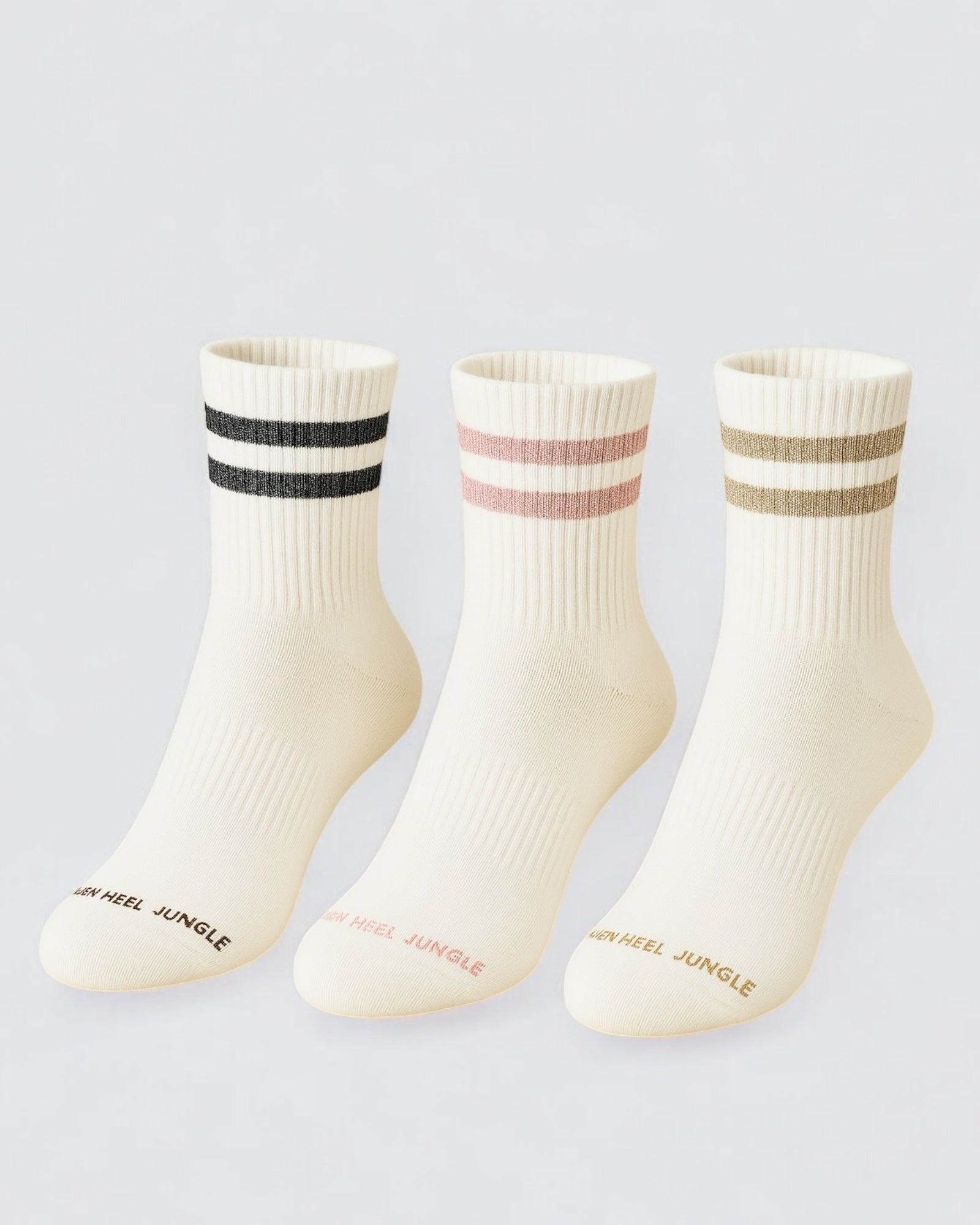 Varsity Pilates Yoga Grip Socks - 3 Pack