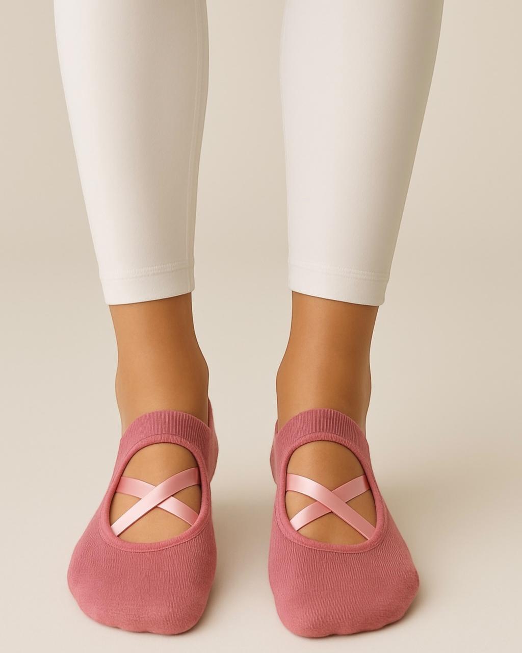 Pilates Grip Socks - 2 Pack