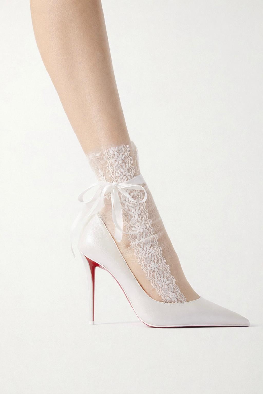Lace Wrap Tulle Socks
