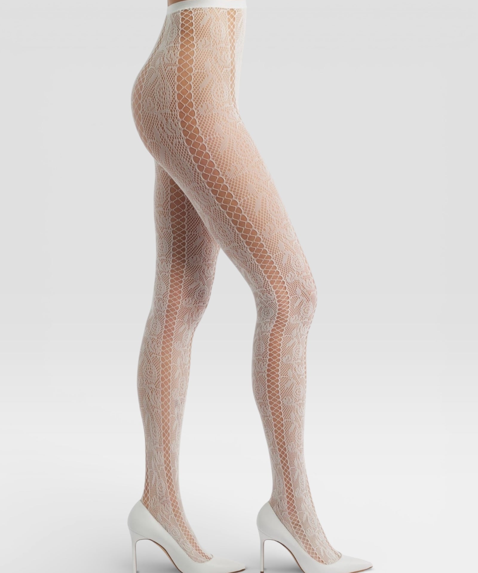 Noir Stem Venom Lace Tights