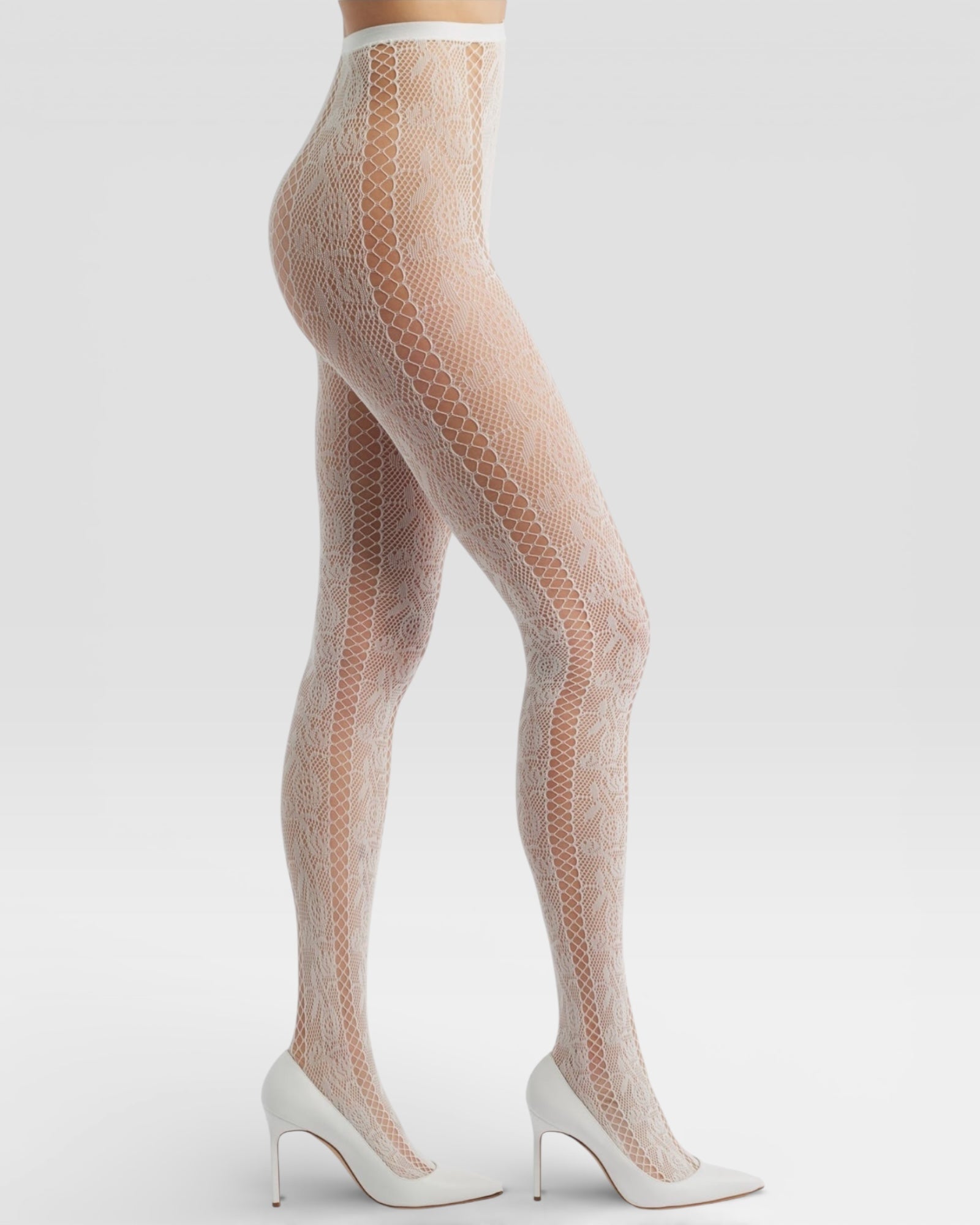 Noir Stem Venom Lace Tights