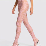 She's Perfect Floral Jacquard Tights