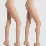 Sheer Magic Ultra Sheer Tear Resistant Tights 2 pack