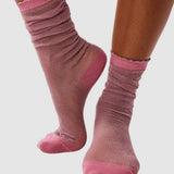 Sheer Magic Tall Sock - Pink