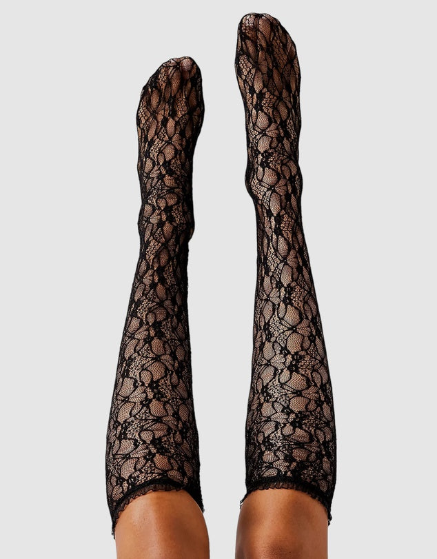 Strobed Glitter Fishnet Tights by High Heel Jungle Online, THE ICONIC