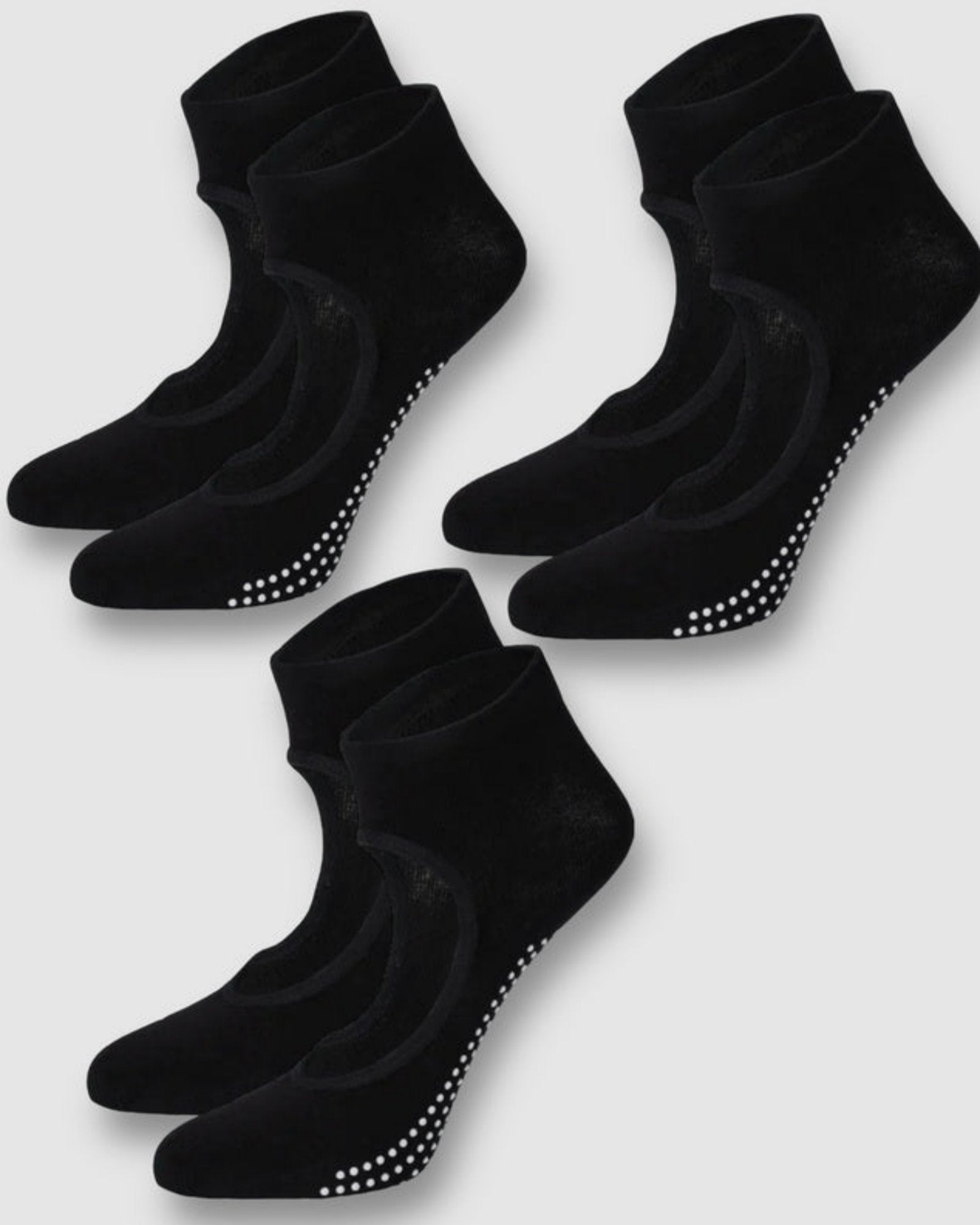 Peek Grip Sock 3 Pack - Black