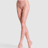 She's Perfect Floral Jacquard Tights