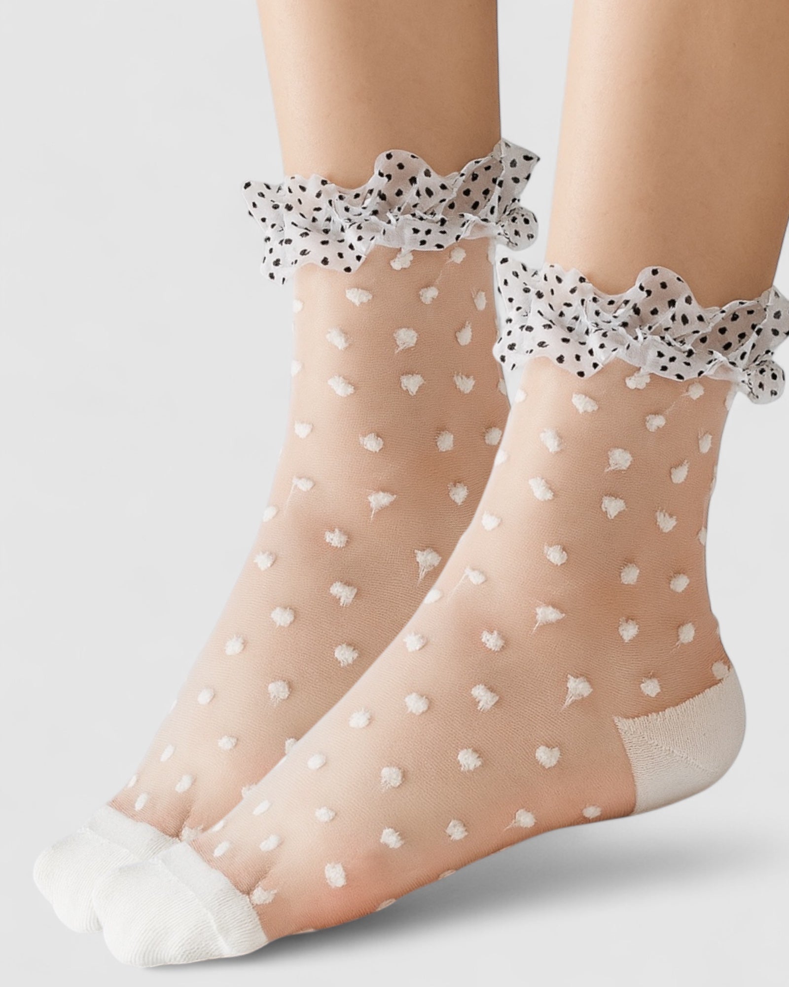 Sheer Frilly Socks