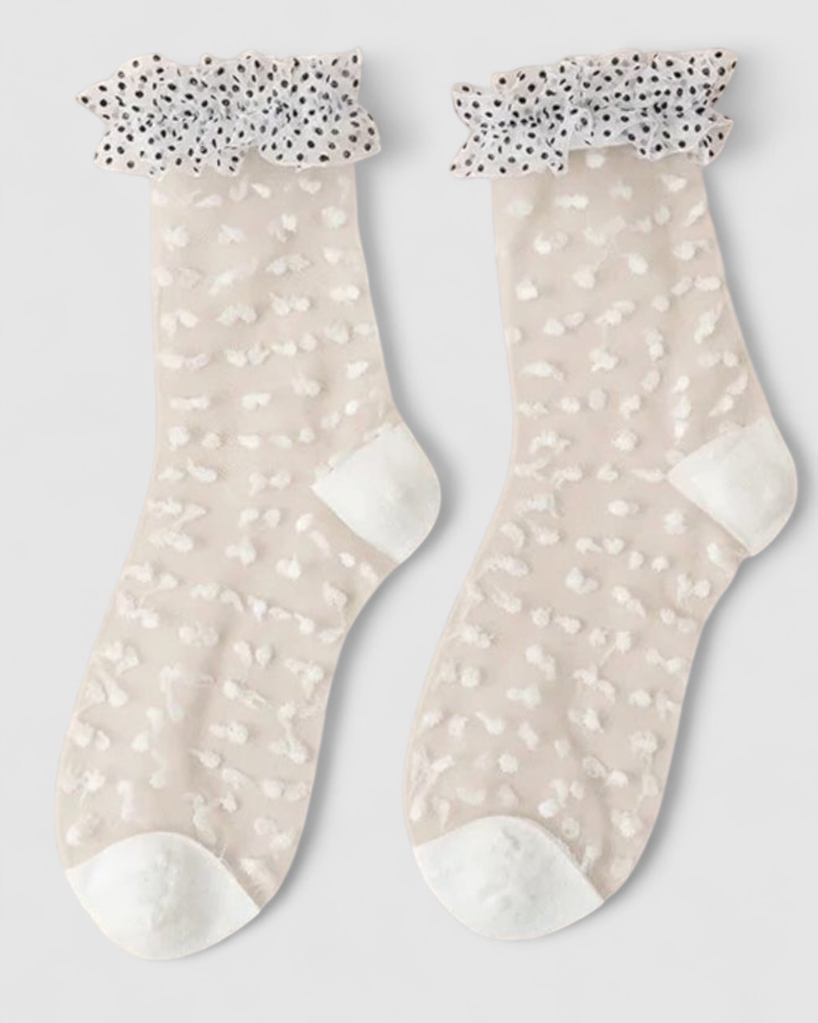 Sheer Frilly Socks