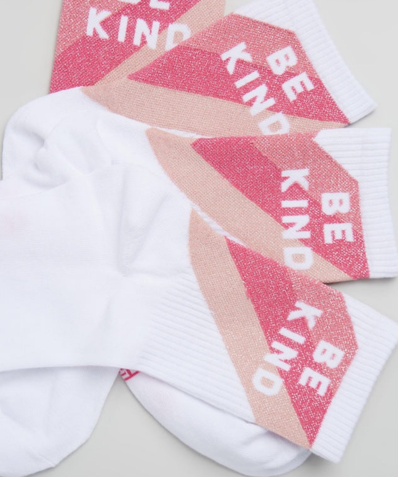 Be Kind Glitter Cotton Socks - Limited Edition