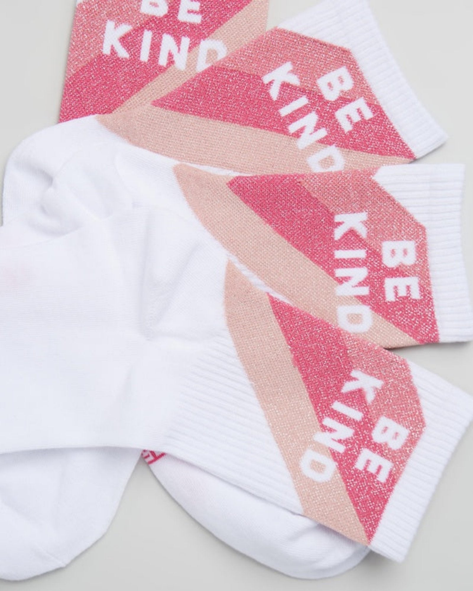 Be Kind Glitter Cotton Socks - Limited Edition