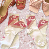 Be Kind Glitter Cotton Socks - Limited Edition