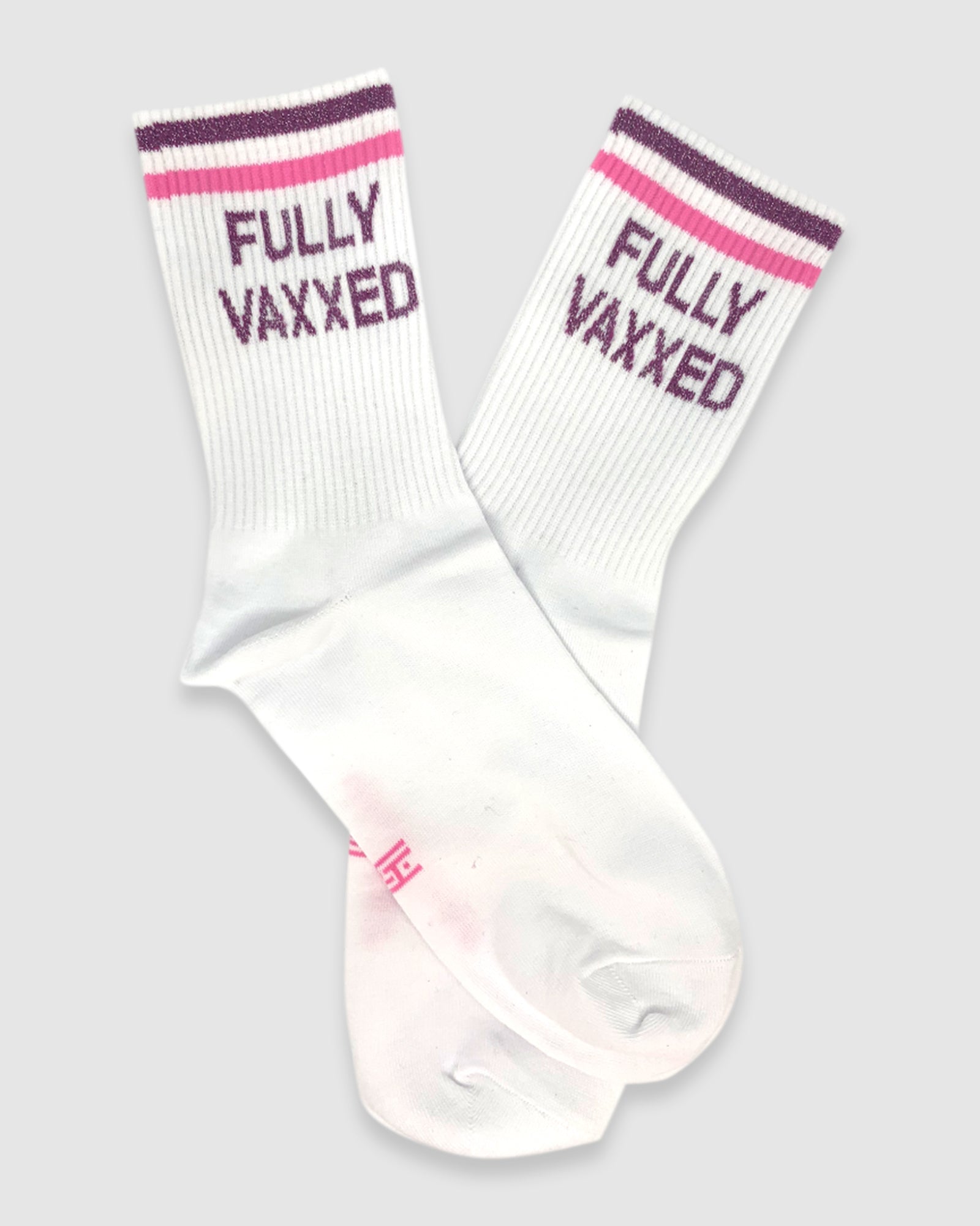 Fully Vaxxed Cotton Sock