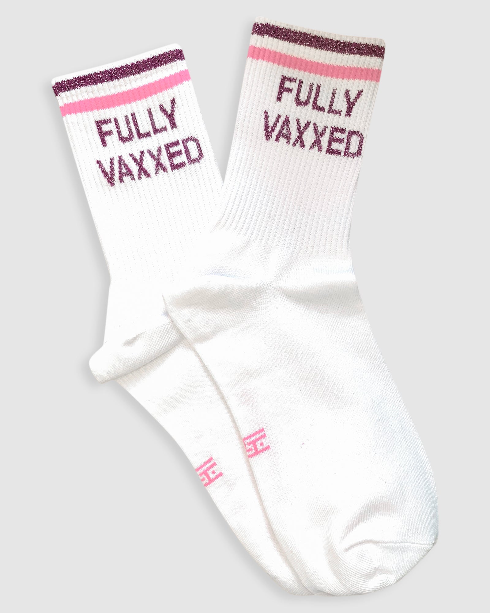 Fully Vaxxed Cotton Sock