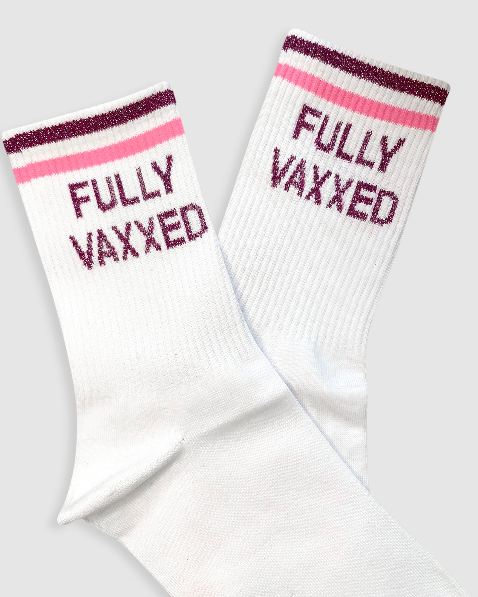 Fully Vaxxed Cotton Sock